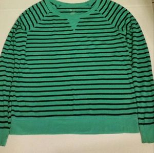 GAP Women's Striped Long Sleeve Top Size M